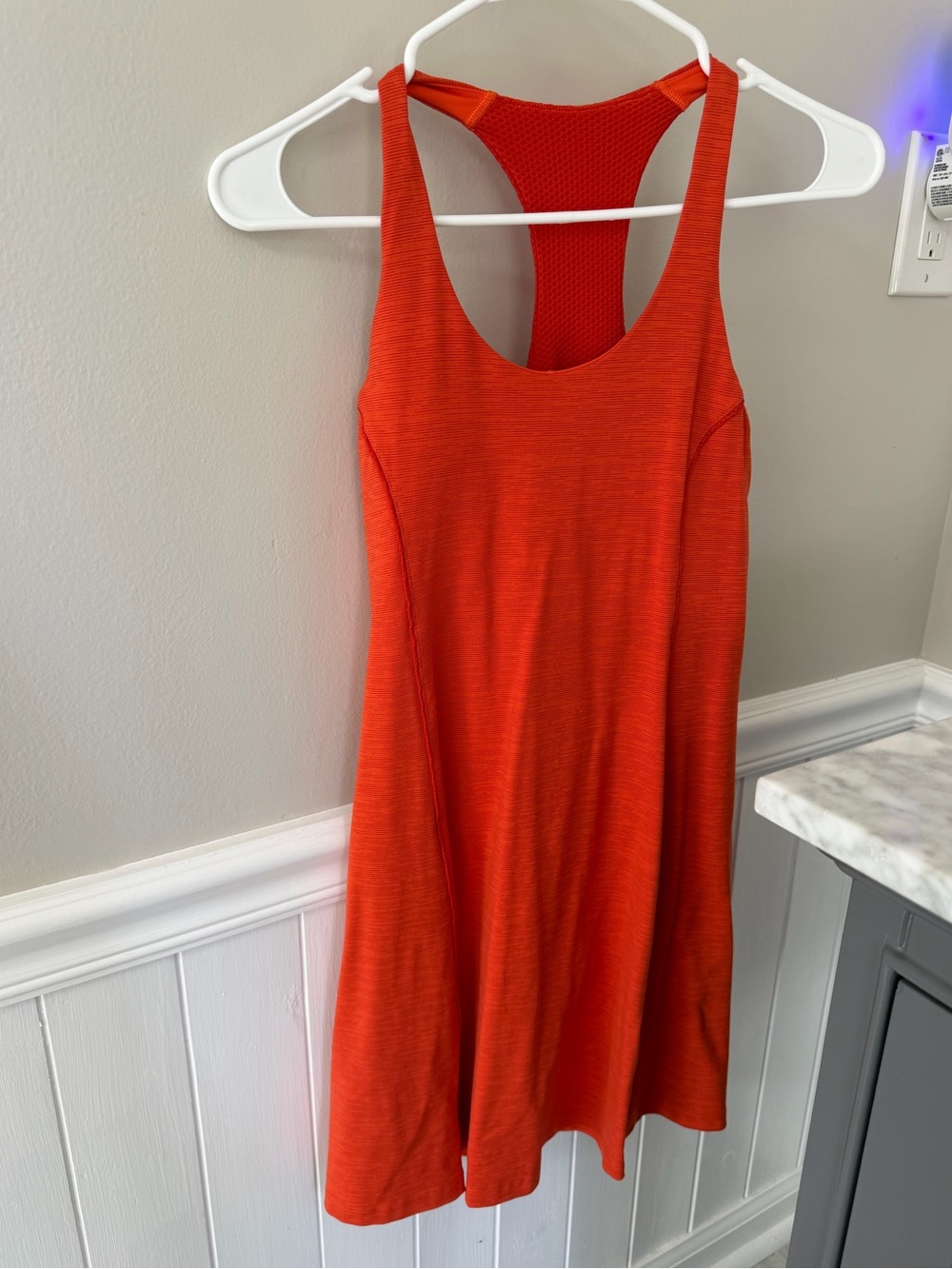 Outdoor Voices Racerback Dress- Orange